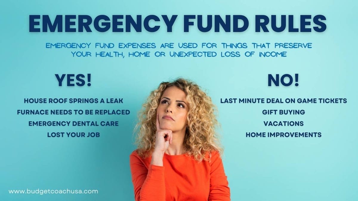 Emergency Fund Rules