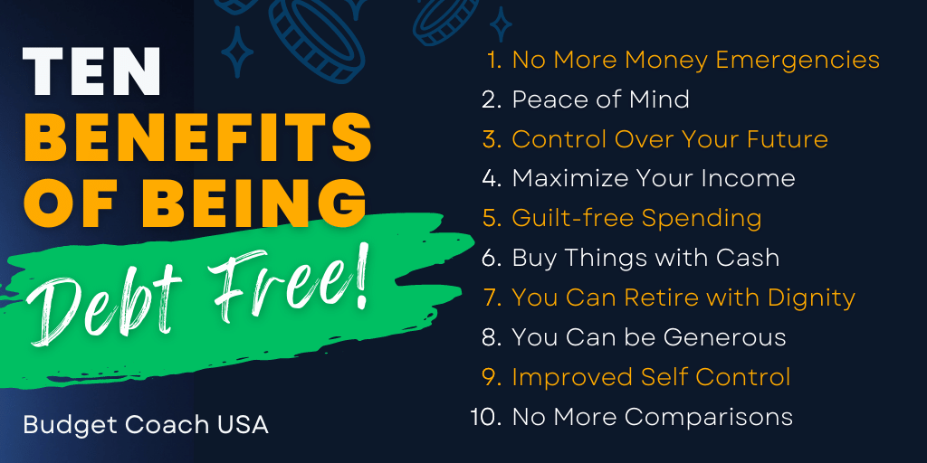 10 Benefits of Being Debt Free